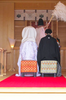 神楽殿-神前結婚式1
